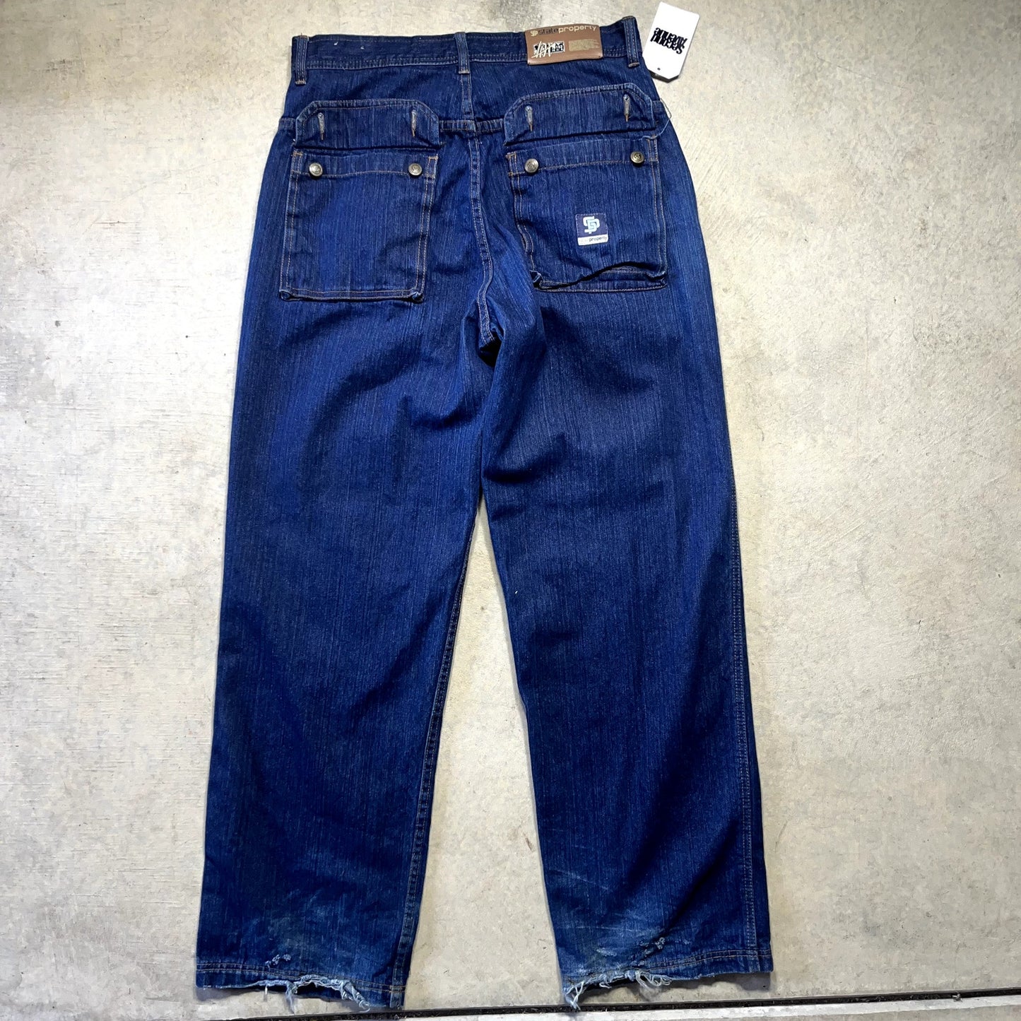 State Property Vintage Baggy Jeans Size 34