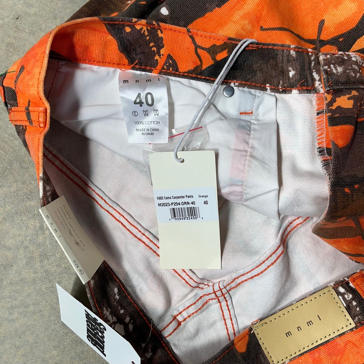 MNMI Camo Carpenter Pants Size 40