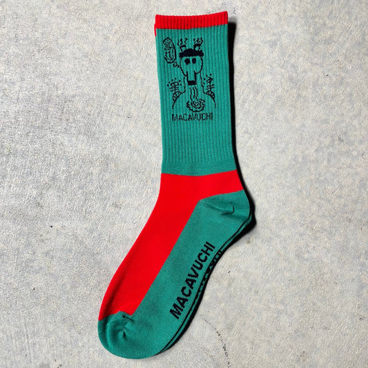 Macavuchi Christmas Skate Socks